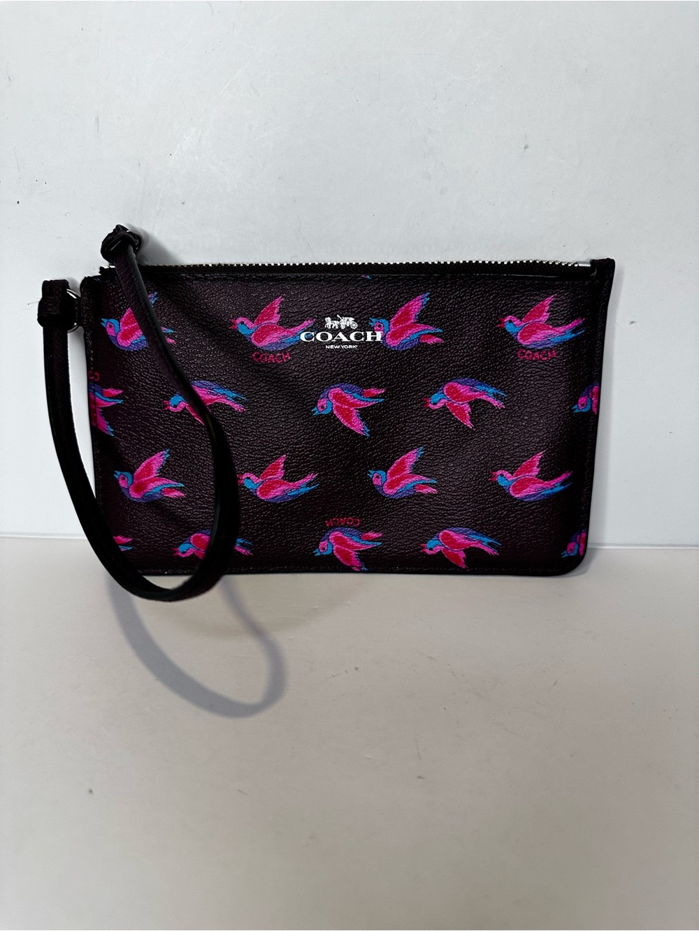 Coach Wristlet Purse Wallet Birds